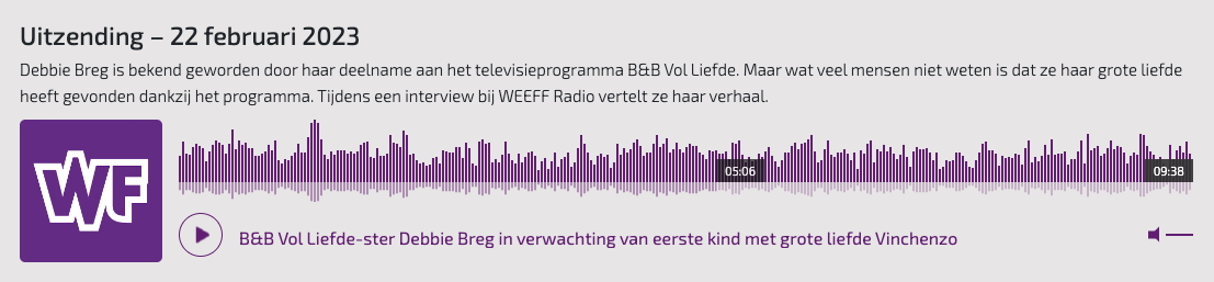 Radio Interview met WEEFF